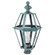 Boston One Light Post Mount in Verdi Gris (196|1623VGCIMSMG)
