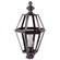 Boston One Light Post Mount in Dark Brass (196|1623DBCIMCSG)