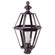 Boston One Light Post Mount in Dark Brass (196|1623DBCIMCLR)