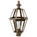 Boston One Light Post Mount in Dark Antique Brass (196|1623DABCIMCLR)