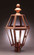 Boston One Light Post Mount in Antique Copper (196|1623ACCIMCLR)