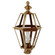 Boston One Light Post Mount in Antique Brass (196|1623ABCIMCSG)