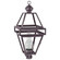 Boston One Light Post Mount in Dark Brass (196|1273DBCIMCLR)
