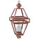 Boston One Light Post Mount in Antique Copper (196|1273ACCIMSMG)