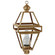Boston One Light Post Mount in Antique Brass (196|1273ABCIMCSG)