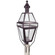 Boston One Light Post Mount in Dark Brass (196|1253DBCIMFST)
