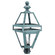 Boston One Light Post Mount in Verdi Gris (196|1223VGCIMCLR)