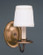 Sconce One Light Wall Sconce in Dark Antique Brass (196|117DABLT1SHD)