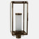 Downtown One Light Post Mount in Dark Antique Brass (196|11653DABFCYLSMG)