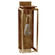 Downtown One Light Wall Lantern in Antique Brass (196|11631ABMEDSMG)