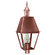 Boston One Light Post Mount in Antique Copper (196|1133ACCIMCLR)