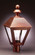 Boston One Light Post Mount in Antique Copper (196|1123ACCIMCLR)