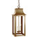 Coplin Two Light Hanging Lantern in Antique Brass (196|11232ABLT2CLR)