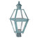 Boston One Light Post Mount in Verdi Gris (196|1063VGCIMFST)