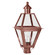 Boston One Light Post Mount in Antique Copper (196|1063ACCIMSMG)
