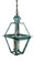Boston Three Light Hanging Lantern in Verdi Gris (196|1062VGLT3CLR)