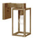 Uptown One Light Wall Mount in Antique Brass (196|10517ABMEDCLR)