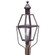 Boston One Light Post Mount in Dark Brass (196|1043DBCIMFST)