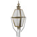 Boston One Light Post Mount in Antique Brass (196|1033ABCIMFST)