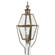 Boston One Light Post Mount in Antique Brass (196|1033ABCIMCSG)