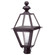 Boston One Light Post Mount in Dark Brass (196|1023DBCIMFST)
