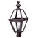 Boston One Light Post Mount in Dark Brass (196|1023DBCIMCSG)