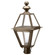 Boston One Light Post Mount in Dark Antique Brass (196|1023DABCIMFST)