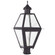 Boston Three Light Post Mount in Dark Brass (196|1013DBLT3CSG)