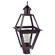 Boston One Light Post Mount in Dark Brass (196|1013DBCIMSMG)
