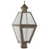 Boston Three Light Post Mount in Dark Antique Brass (196|1013DABLT3FST)