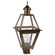 Boston One Light Post Mount in Dark Antique Brass (196|1013DABCIMFST)