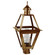 Boston One Light Post Mount in Antique Brass (196|1013ABCIMSMG)