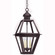 Boston Three Light Hanging Lantern in Dark Brass (196|1012DBLT3CLR)