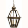 Boston Three Light Hanging Lantern in Dark Antique Brass (196|1012DABLT3CSG)