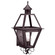 Boston Three Light Wall Mount in Dark Brass (196|1011DBCIMCLR)