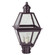Boston Three Light Post Mount in Dark Brass (196|1003DBLT3CLR)