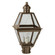 Boston Three Light Post Mount in Dark Antique Brass (196|1003DABLT3CSG)