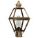 Boston One Light Post Mount in Dark Antique Brass (196|1003DABCIMCSG)