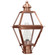 Boston One Light Post Mount in Antique Copper (196|1003ACCIMFST)