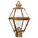 Boston One Light Post Mount in Antique Brass (196|1003ABCIMFST)