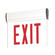 Exit LED Edge-Lit Exit Sign in White (167|NX812LEDRCW)