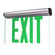Exit LED Edge-Lit Exit Sign in Aluminum (167|NX812LEDGCA)