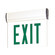 Exit LED Edge-Lit Exit Sign in White (167|NX811LEDGCW)