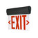 Exit LED Edge-Lit Exit Sign in Black (167|NX810LEDRMB)