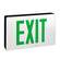 Exit LED Self-Diagnostic Exit Sign w/ Battery Backup in Aluminum (167|NX616LEDG2F)