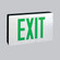 Exit LED Exit Sign in Aluminum (167|NX606LEDG2F)