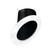 Rec Slope 6'' Trim Trim in Black Baffle / White Flange (167|NTM61745B)