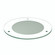 Rec Inc Accessories 5'' Glass,Clear Out,Frost in Frosted Center (167|NTG5CF)