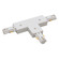 Track Syst & Comp-1 Cir T Connector, Left, 1 Circuit Track in White (167|NT314WL)