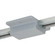 Track Syst & Comp-2 Cir Floating Canopy Feed, 2 Circuit Track, in Silver (167|NT2307S)